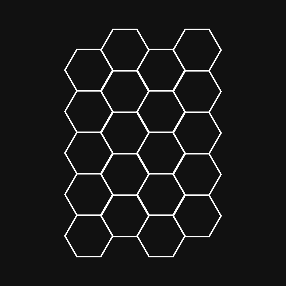 HexHive Hexagon Lighting 20 Grid System