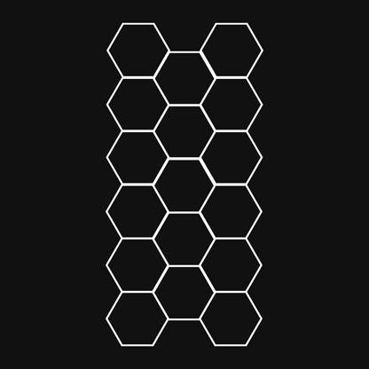 HexHive Hexagon Lighting 17 Grid System