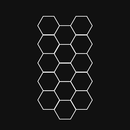 HexHive Hexagon Lighting 13 Grid System