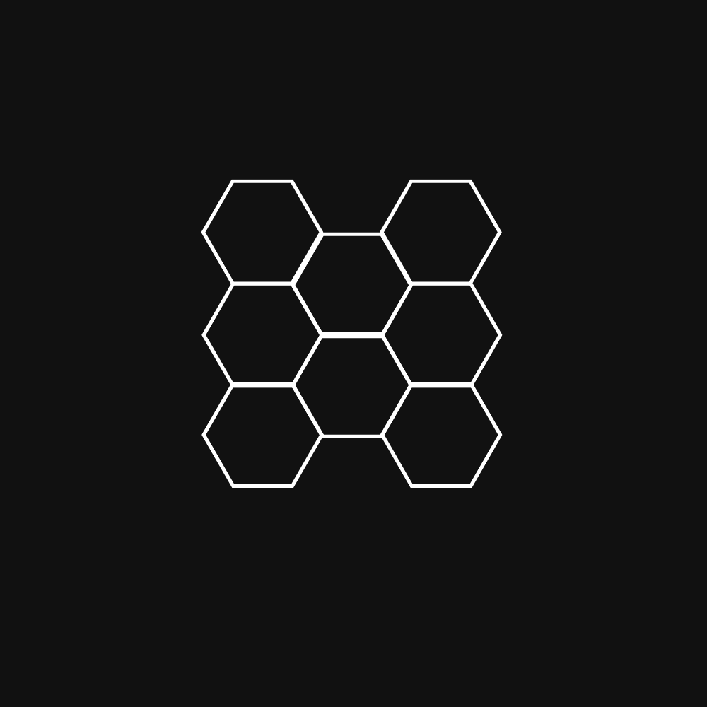 HexHive Hexagon Lighting 8 Grid System