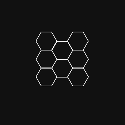 HexHive Hexagon Lighting 8 Grid System